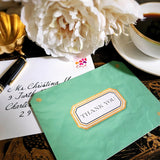 Envoy: Jardin - Custom Thank You Note Cards - The Punctilious Mr. P's Place Card Co.