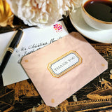 Envoy: Melon - Custom Thank You Note Cards - The Punctilious Mr. P's Place Card Co.