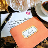 Envoy: Melon - Custom Thank You Note Cards - The Punctilious Mr. P's Place Card Co.