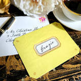 Envoy: Soleil - Custom Thank You Note Cards - The Punctilious Mr. P's Place Card Co.