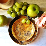 Flecked Horn Plates - Set/ 2 - The Punctilious Mr. P's Place Card Co.