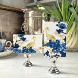 Golden Crane - Custom Place Cards - Upright - The Punctilious Mr. P's Place Card Co.