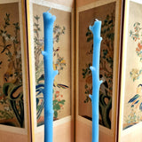 Hickory Twig Candle Pair - Robin Blue - The Punctilious Mr. P's Place Card Co.