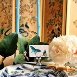 Hickory Twig Candle Pair - Robin Blue - The Punctilious Mr. P's Place Card Co.