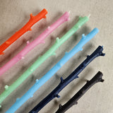 Hickory Twig Candle Pair - Starry Night - The Punctilious Mr. P's Place Card Co.