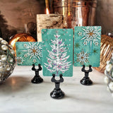 Hollywood Christmas - Custom Place Cards - Upright - The Punctilious Mr. P's Place Card Co.