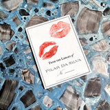 Kisses - Custom Bookplate - The Punctilious Mr. P's Place Card Co.