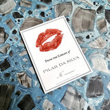 Kisses - Custom Bookplate - The Punctilious Mr. P's Place Card Co.