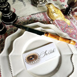 Les Femmes du Monde - Custom Place Cards - Laydown - The Punctilious Mr. P's Place Card Co.