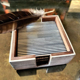 Ligne Bone Drinks Coasters s/4 - The Punctilious Mr. P's Place Card Co.