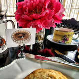 Lover's Eye - Noir - Custom Place Card - Upright - The Punctilious Mr. P's Place Card Co.