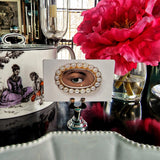 Lover's Eye - Noir - Custom Place Card - Upright - The Punctilious Mr. P's Place Card Co.