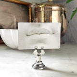 Lover's Lips - Custom Place Cards - Upright - The Punctilious Mr. P's Place Card Co.