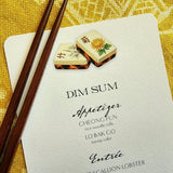 Mahjong - Custom Menu Cards - s/4 - The Punctilious Mr. P's Place Card Co.