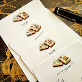 Mahjong - Pack of Custom Note Cards - The Punctilious Mr. P's Place Card Co.