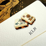 Mahjong - Pack of Custom Note Cards - The Punctilious Mr. P's Place Card Co.