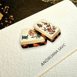 Mahjong - Pack of Custom Note Cards - The Punctilious Mr. P's Place Card Co.