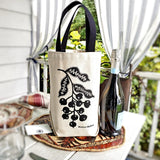 Marian McEvoy: 4 Bottle Tote Bag - The Punctilious Mr. P's Place Card Co.