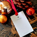 Marian McEvoy: Custom Holiday Gift Tags - Set/ 8 - The Punctilious Mr. P's Place Card Co.