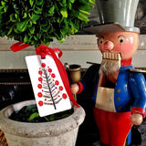 Marian McEvoy: Custom Holiday Gift Tags - Set/ 8 - The Punctilious Mr. P's Place Card Co.