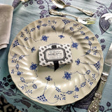 Marian McEvoy: Floral Fantasia - Custom Place Cards - Upright - The Punctilious Mr. P's Place Card Co.