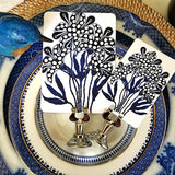 Marian McEvoy: Floral Fantasia - Custom Place Cards - Upright - The Punctilious Mr. P's Place Card Co.