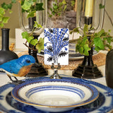 Marian McEvoy: Floral Fantasia - Custom Place Cards - Upright - The Punctilious Mr. P's Place Card Co.