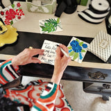 Marian McEvoy: Pack of 'Tropicalia' Custom Note Cards - The Punctilious Mr. P's Place Card Co.
