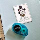 Marian McEvoy: Pressed Poppies - Custom Bookplate - The Punctilious Mr. P's Place Card Co.