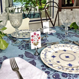 Marian McEvoy: Pressed Poppies - Custom Place Cards - Upright - The Punctilious Mr. P's Place Card Co.