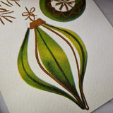 Mid - Century Baubles - Pack of Custom Note Cards - The Punctilious Mr. P's Place Card Co.
