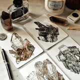 Minerals No. 1 - Pack of Custom Note Cards - The Punctilious Mr. P's Place Card Co.