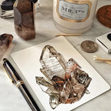 Minerals No. 1 - Pack of Custom Note Cards - The Punctilious Mr. P's Place Card Co.