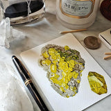 Minerals No. 3 - Pack of Custom Note Cards - The Punctilious Mr. P's Place Card Co.