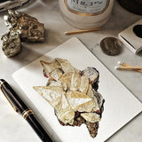 Minerals No. 5 - Pack of Custom Note Cards - The Punctilious Mr. P's Place Card Co.