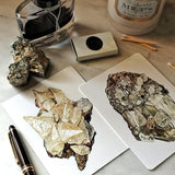 Minerals No. 5 - Pack of Custom Note Cards - The Punctilious Mr. P's Place Card Co.