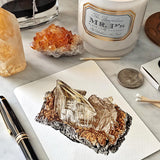 Minerals No. 6 - Pack of Custom Note Cards - The Punctilious Mr. P's Place Card Co.