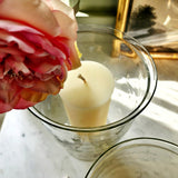 Mini Star Cut Glass Hurricane Candle Holders - Trio - The Punctilious Mr. P's Place Card Co.