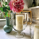 Mini Star Cut Glass Hurricane Candle Holders - Trio - The Punctilious Mr. P's Place Card Co.