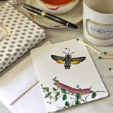Moth & Twig - Pack of Custom Note Cards - The Punctilious Mr. P's Place Card Co.