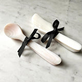 Mother of Pearl Spreaders & Spoons Set - The Punctilious Mr. P's Place Card Co.