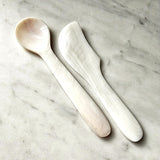 Mother of Pearl Spreaders & Spoons Set - The Punctilious Mr. P's Place Card Co.