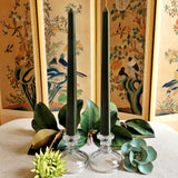 Obelisk Taper Candles - Juniper - The Punctilious Mr. P's Place Card Co.