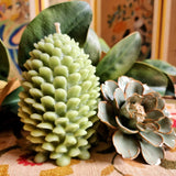 Pine Cone Beeswax Candles - The Punctilious Mr. P's Place Card Co.