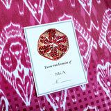 Pomegranate - Custom Bookplate - The Punctilious Mr. P's Place Card Co.
