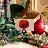 Pomegranate - Custom Place Cards - Upright - The Punctilious Mr. P's Place Card Co.