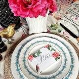 Primavera - Custom Place Cards - Laydown Event Size - The Punctilious Mr. P's Place Card Co.