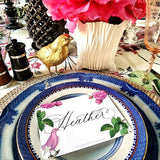 Primavera - Custom Place Cards - Laydown Event Size - The Punctilious Mr. P's Place Card Co.