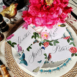 Primavera - Custom Place Cards - Laydown Event Size - The Punctilious Mr. P's Place Card Co.