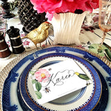 Primavera - Custom Place Cards - Laydown Event Size - The Punctilious Mr. P's Place Card Co.